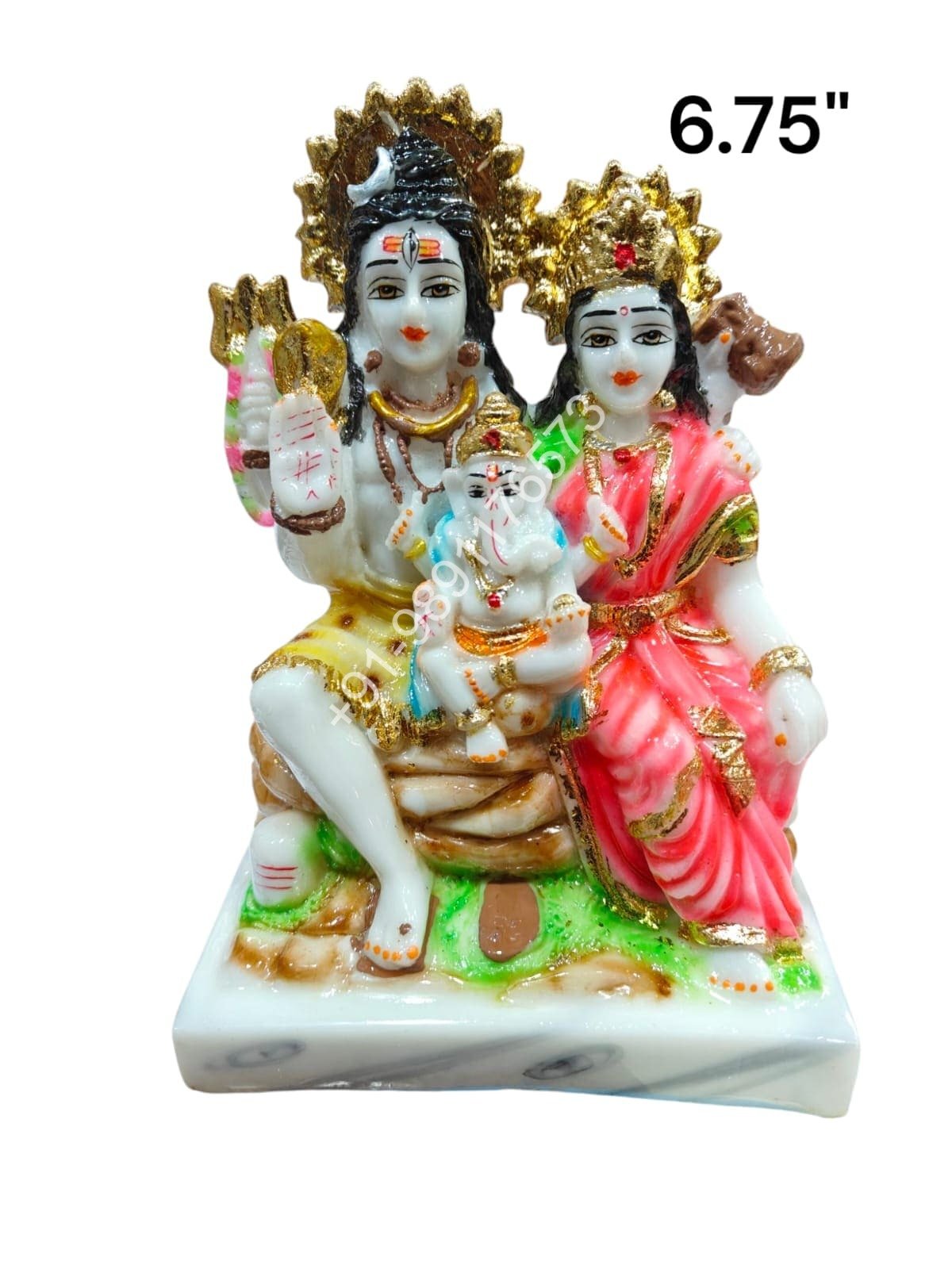 RESIN SHIVA WITH FAMILY