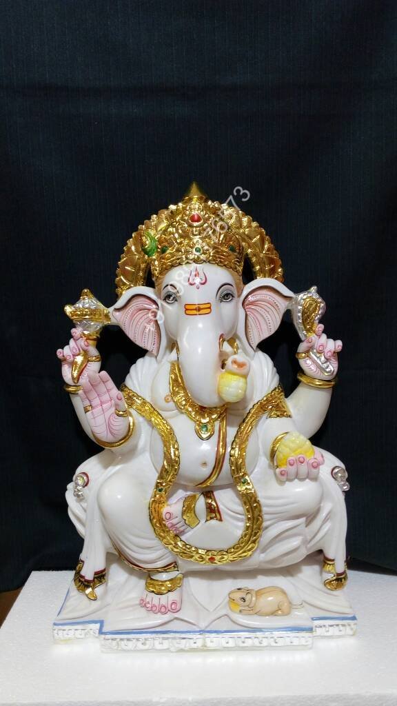 Ganesha Idol Vietnam Marble 2 Feet