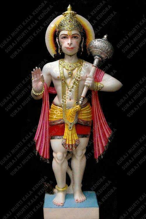 Hanuman Ji Idol Marble 5 Feet