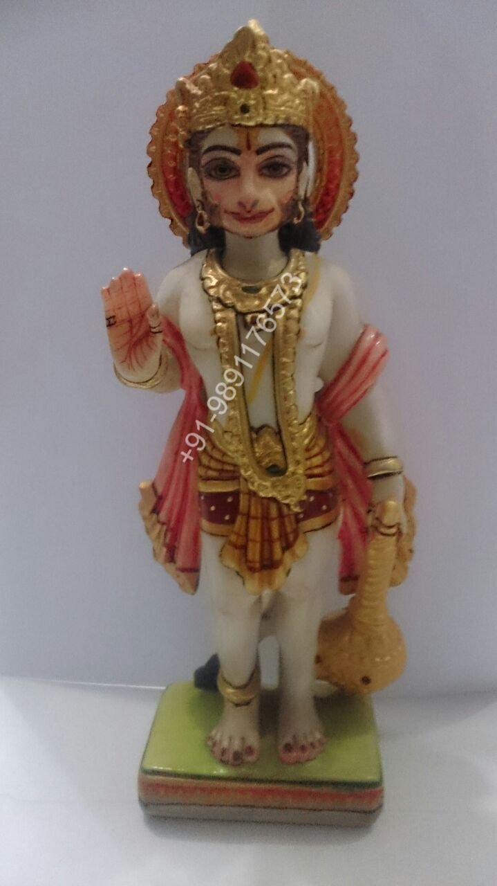 Hanuman Ji Mould Marble 12 Inches