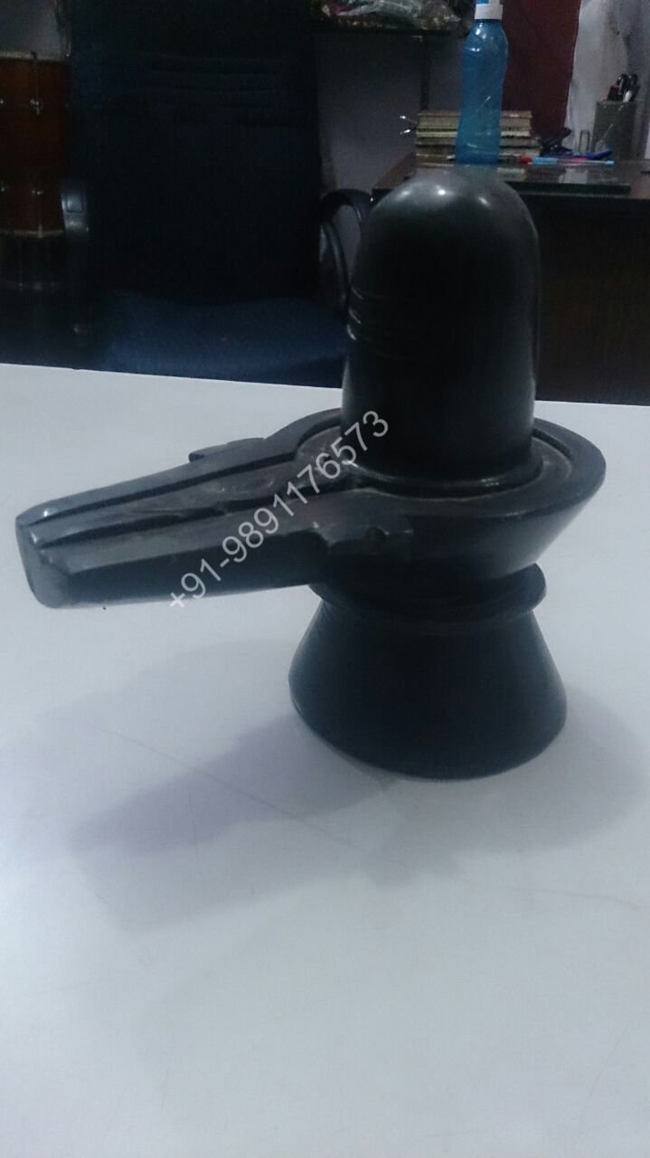 Small Shivling In Black