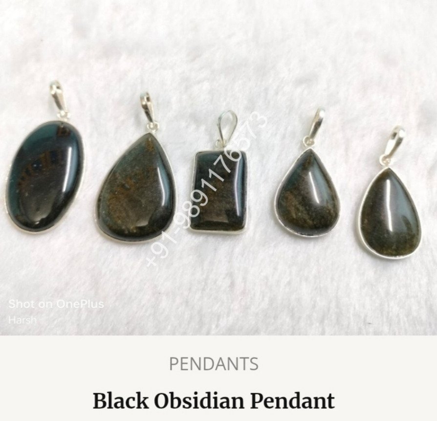 Black Obsidian Pendant