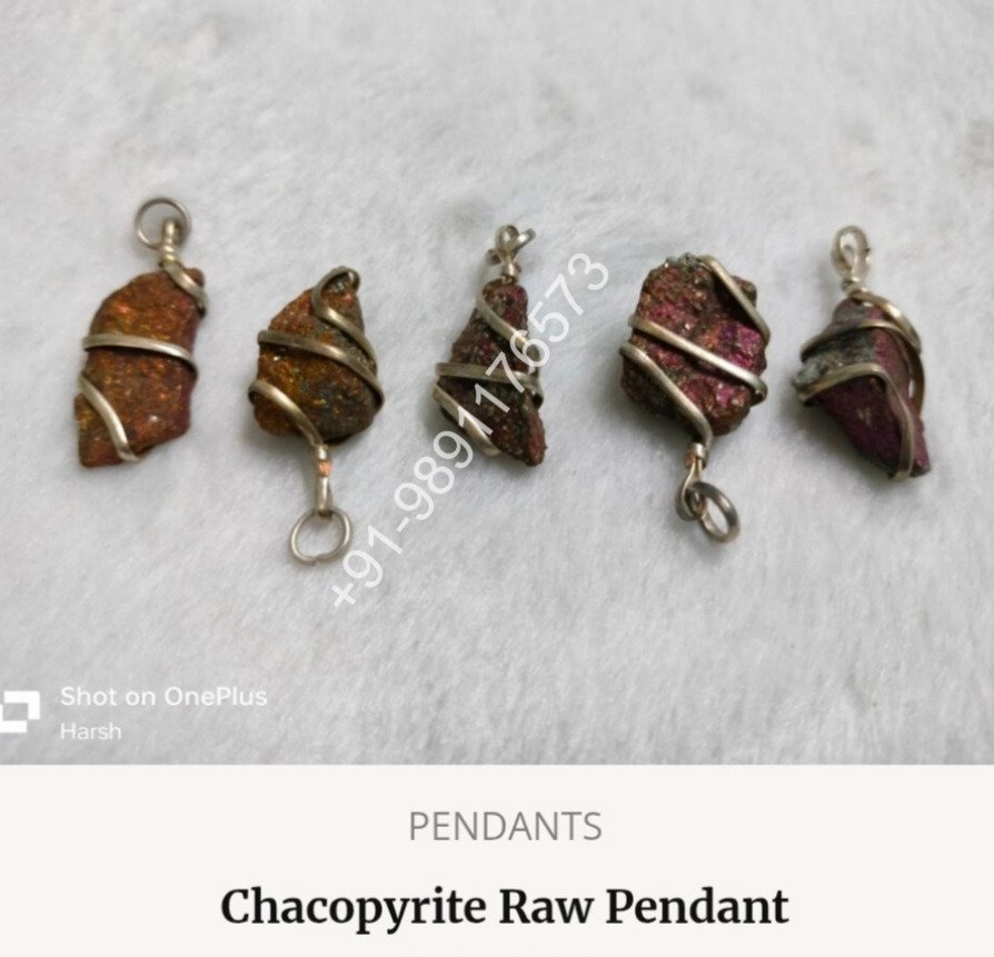 Chacopyrite Raw Pendant