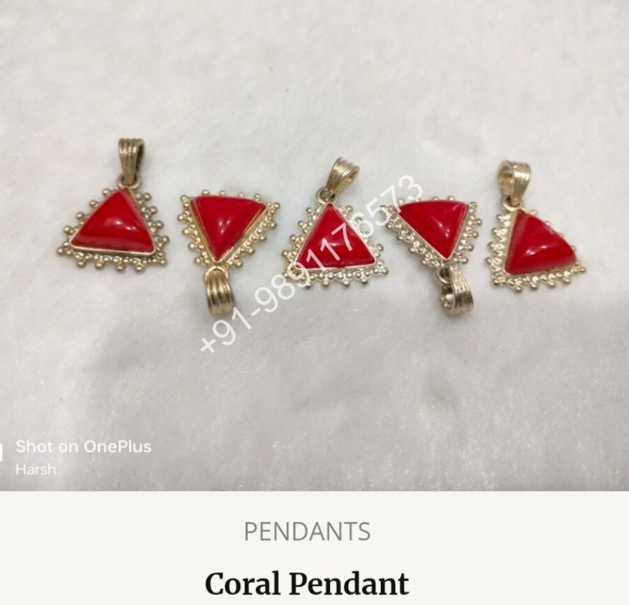 Coral Pendant