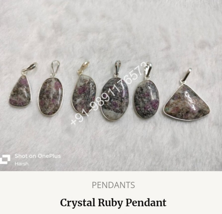 Crystal Ruby Pendant